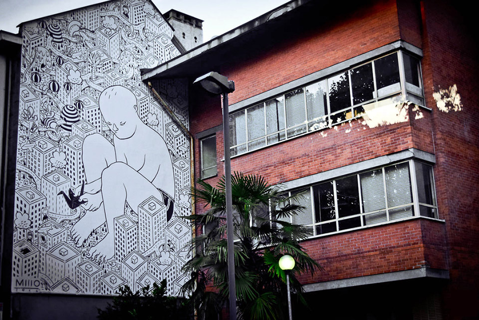 都灵的13幅大型室外涂鸦  MURAL / Millo