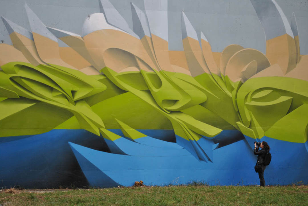 惊艳字母  3D Graffiti and Paintings / Peeta