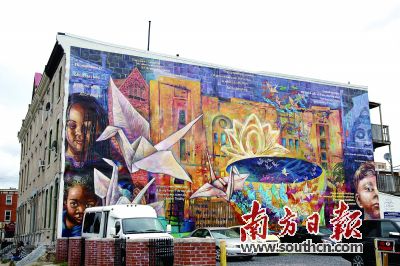 费城：用壁画传递爱与和平(组图)